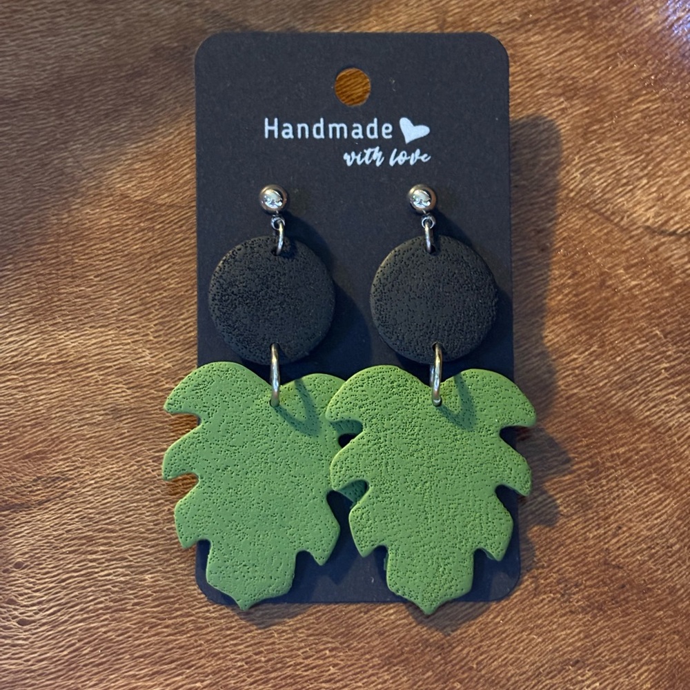 Tropical Leaf earrings